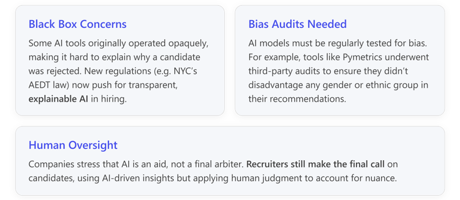 risks when using AI in recruitment