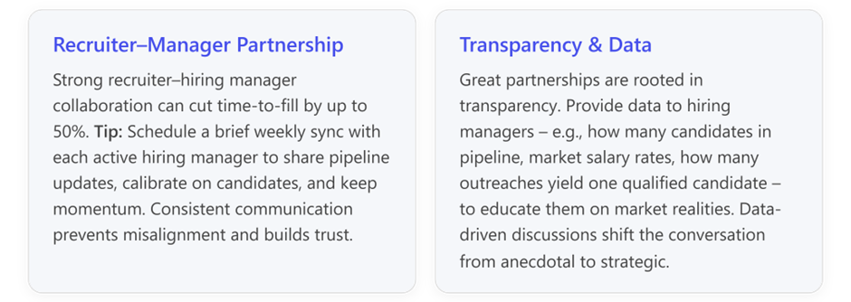 Recruiter Hiring Manager Partnership